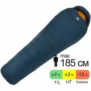 Демісезонний пуховий спальник Mountain Equipment Helium 250 - Regular (01635/Majolica Blue) до 2&deg;C: з капюшоном, Максимальний зріст користувача: 185, Колір: 01635/Majolica Blue, Сторона застібки: ліва
