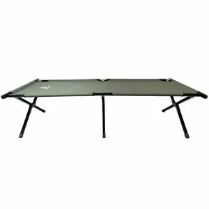 Розкладне туристичне ліжко BaseCamp Camping Bed (Olive Green), Колір виробника: Olive Green