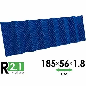 Складний каремат Tramp Compact Lite Reflect (Dark Blue), Товщина: 1,8, Колір виробника: Blue