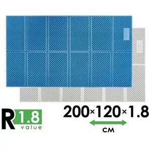 Двомісний складний каремат Naturehike CNK2450WS044 (Blue), Товщина: 1,8, Тип розміру: Double, Колір виробника: Blue