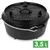 Чавунний казан-жаровня на ніжках Petromax Dutch Oven на 3,5 л, Тип конструкції: з ніжками, Об'єм: 3,5