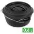 Чавунний казан-жаровня Petromax Dutch Oven на 0,6 л, Тип конструкції: без ніжок, Об'єм: 0,6