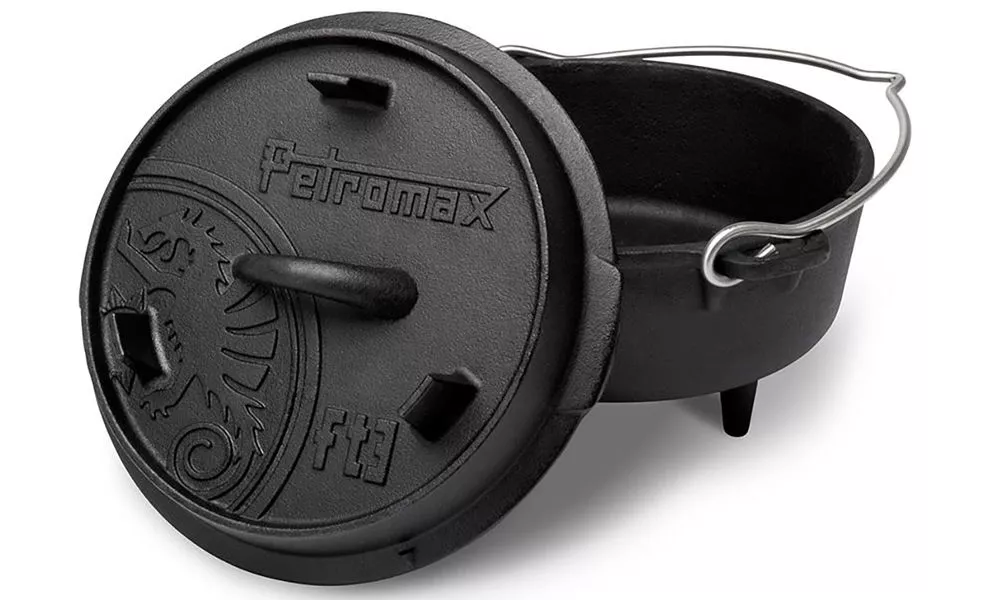 Чавунний казан-жаровня на ніжках Petromax Dutch Oven на 1,6 л, Тип конструкції: з ніжками, Об'єм: 1,6, зображення 2