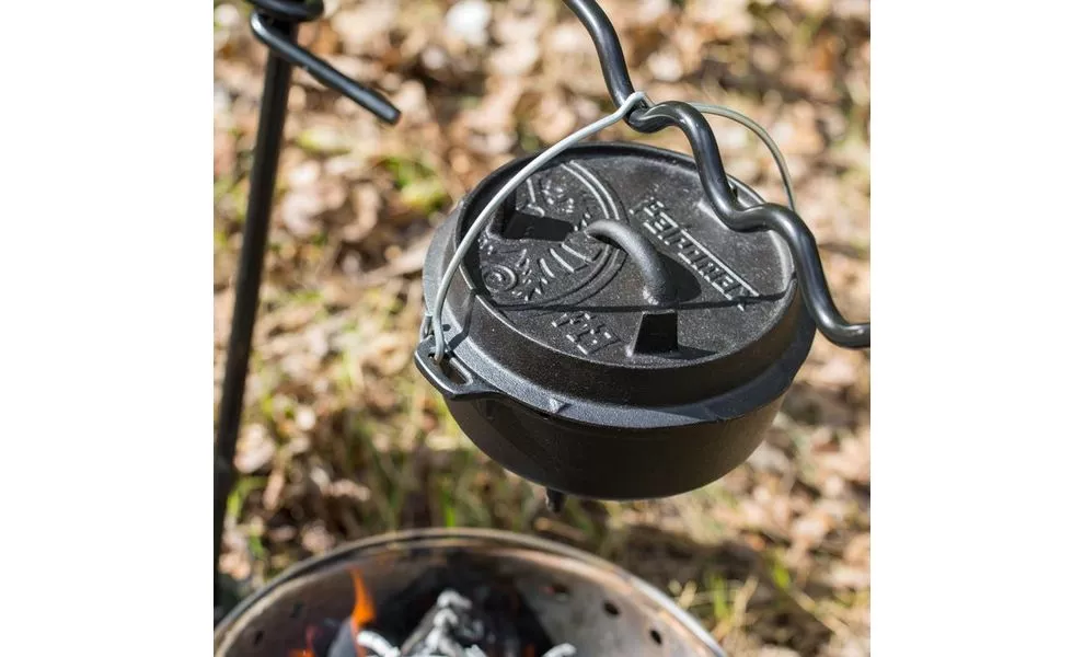 Чавунний казан-жаровня на ніжках Petromax Dutch Oven на 1,6 л, Тип конструкції: з ніжками, Об'єм: 1,6, зображення 4