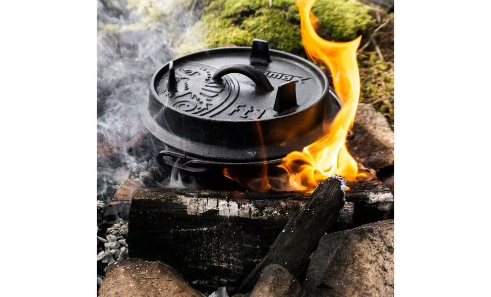 Чавунний казан-жаровня на ніжках Petromax Dutch Oven на 1,6 л, Тип конструкції: з ніжками, Об'єм: 1,6, зображення 6