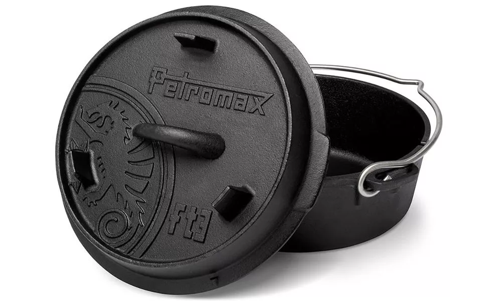 Чавунний казан-жаровня Petromax Dutch Oven на 1,6 л, Тип конструкції: без ніжок, Об'єм: 1,6, зображення 2