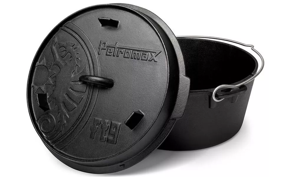 Чавунний казан-жаровня Petromax Dutch Oven на 7,5 л, Тип конструкції: без ніжок, Об'єм: 7,5, зображення 2