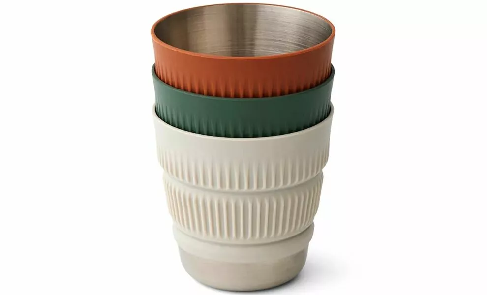 Складний туристичний стакан Sea to Summit Detour (Beluga Grey) на 475 мл, нержавіюча сталь, Об'єм: 475, Колір: Beluga Grey, зображення 4