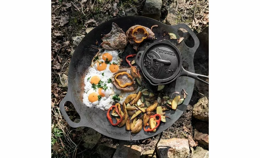 Сталева підставка для смаження та багаття 3-в-1 Petromax Griddle and Fire Bowl, Ø56 см, Різновид: Ø56 см, зображення 4