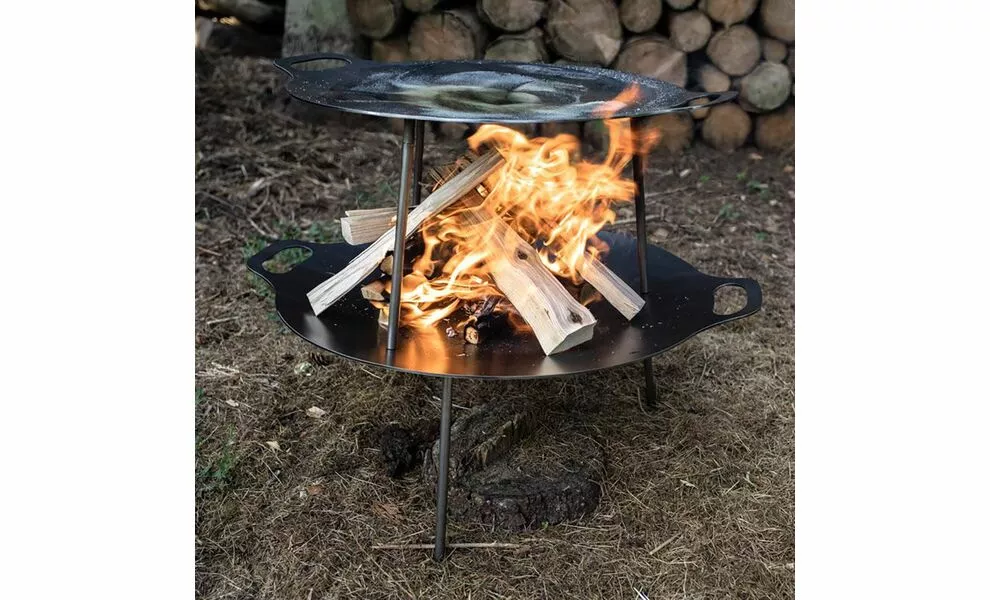 Сталева підставка для смаження та багаття 3-в-1 Petromax Griddle and Fire Bowl, Ø56 см, Різновид: Ø56 см, зображення 5