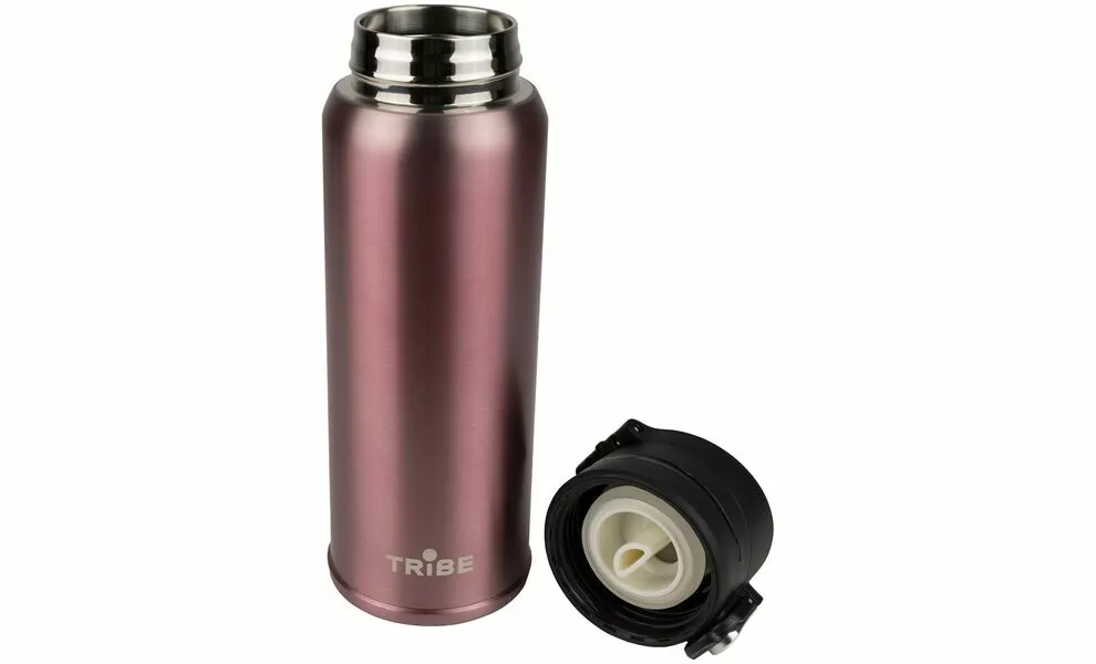 Термокружка для кави з поїлкою Tribe Motion (Pink) на 450 мл: герметична кришка, Об'єм: 450, Колір: Pink, зображення 3