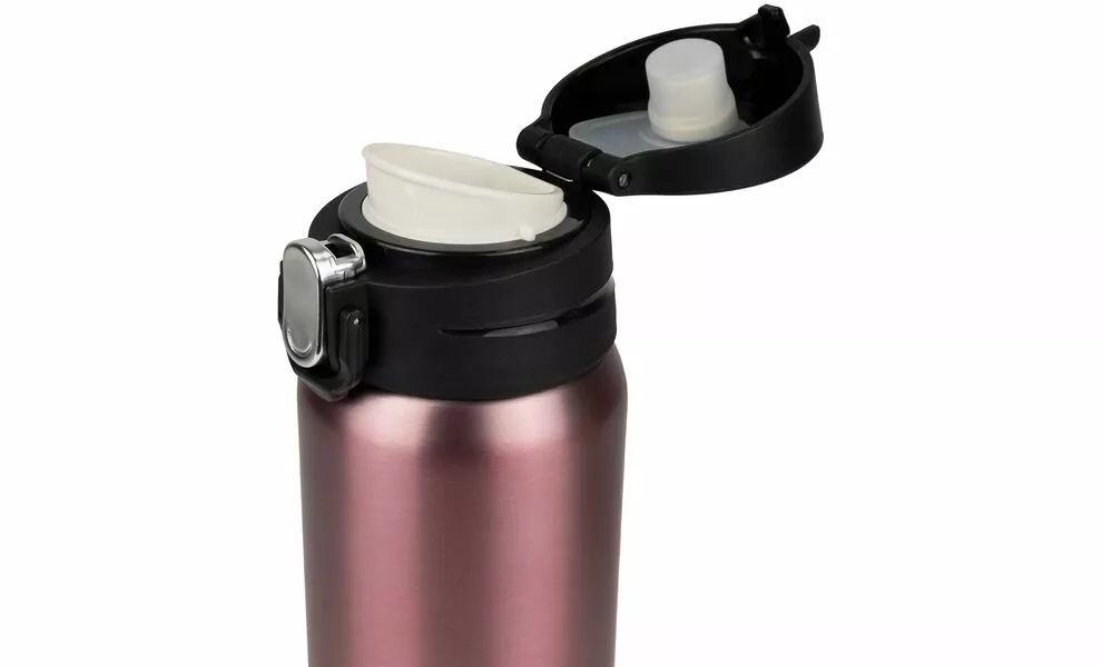 Термокружка для кави з поїлкою Tribe Motion (Pink) на 450 мл: герметична кришка, Об'єм: 450, Колір: Pink, зображення 4