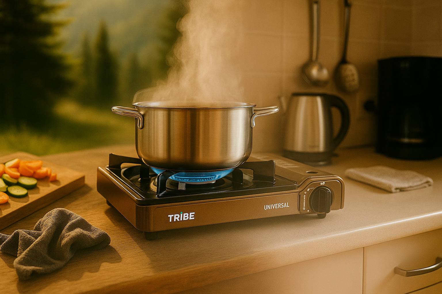 Як безпечно користуватися туристичними газовими плитками в побутових умовах