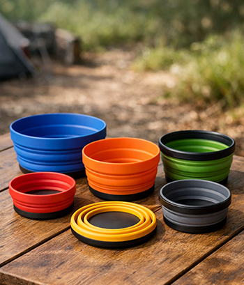 Складні туристичні миски та тарілки для пікніку та походів