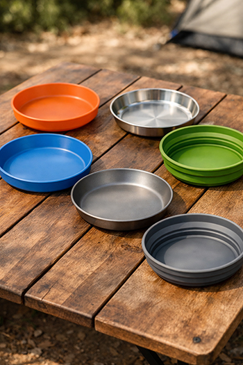 Туристичні тарілки для кемпінгу та пікніку