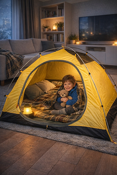 намет у квартирі коли холодно - кімната в кімнаті