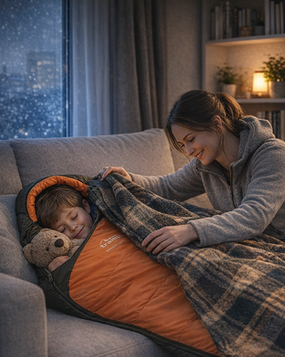 Спальник - зручний варіант для комфортного сну і вдома