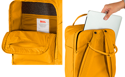 відділення для ноутбука та додаткова кишеня