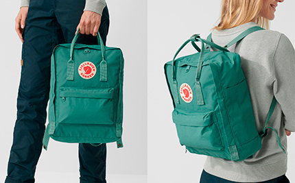 ручки для перенесення та плечові лямки рюкзака Kanken