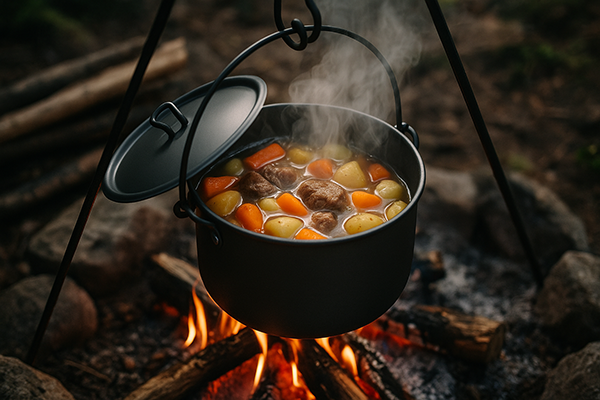 приклад приготування страви варінням у кемпінгових умовах