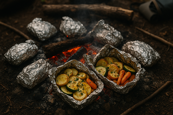приклад приготування страви запіканням у кемпінгових умовах