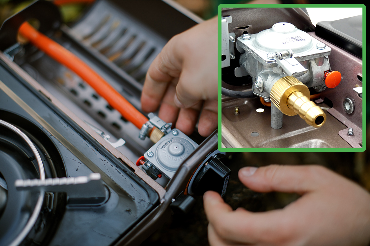 як підключити LPG-балон до плитки