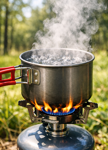 кип'ятіння - найпростіший спосіб знезараження води