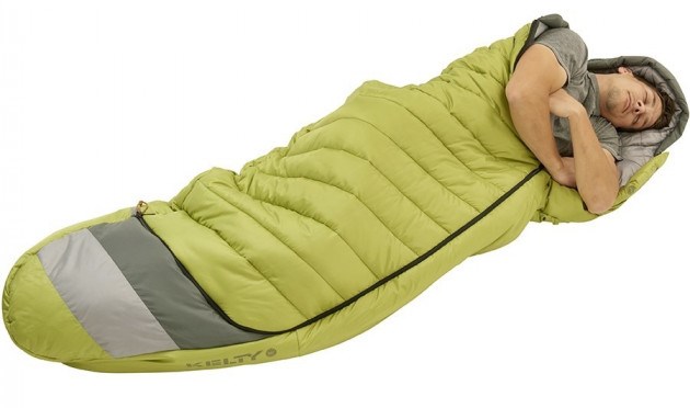 ілюстрація комфортності спальників kelty tuck 20