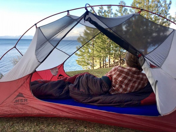 Килимок Therm-a-Rest MondoKing 3D в наметі