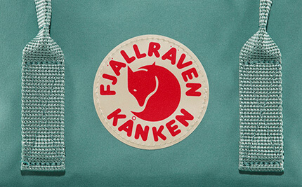 світловідбивний логотип Fjallraven у рюкзаках Kanken