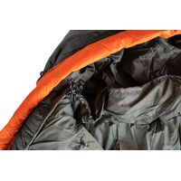 Зимовий туристичний спальник Tramp Arctic - Regular (Orange) до -15&deg;C: з капюшоном, Максимальний зріст користувача: 175, Колір: Orange/Grey, Сторона застібки: права, зображення 5