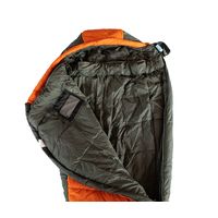 Зимовий туристичний спальник Tramp Arctic - Long (Orange) до -15&deg;C: з капюшоном, Максимальний зріст користувача: 195, Колір: Orange/Grey, Сторона застібки: ліва, зображення 3