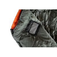 Зимовий туристичний спальник Tramp Arctic - Long (Orange) до -15&deg;C: з капюшоном, Максимальний зріст користувача: 195, Колір: Orange/Grey, Сторона застібки: ліва, зображення 4