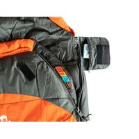Зимовий туристичний спальник Tramp Arctic - Long (Orange) до -15&deg;C: з капюшоном, Максимальний зріст користувача: 195, Колір: Orange/Grey, Сторона застібки: ліва, зображення 6