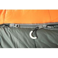 Зимовий туристичний спальник Tramp Arctic - Long (Orange) до -15&deg;C: з капюшоном, Максимальний зріст користувача: 195, Колір: Orange/Grey, Сторона застібки: ліва, зображення 9