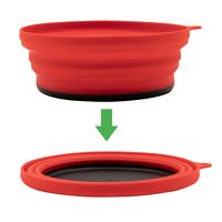 Складна туристична миска Tramp UTRC-123 (Terracotta) на 550 мл, харчовий силікон, Об'єм: 550, Колір виробника: Terracotta, зображення 5