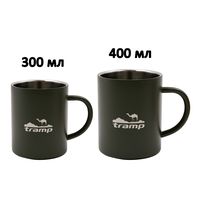 Туристична термочашка Tramp UTRC-010 (Olive) на 400 мл, нержавіюча сталь, Об'єм: 400, Колір: Olive, зображення 2