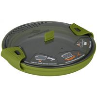 Складна туристична каструля для пальника Sea to Summit X-Pot (Olive) на 2,8 л, харчовий силікон, Об'єм: 2,8, Колір виробника: Olive, зображення 2