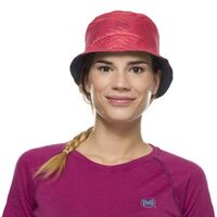 Двостороння панама BUFF® Travel Bucket (Collage Red/Black), Колір виробника: Collage Red/Black, Тип розміру: M/L, зображення 8