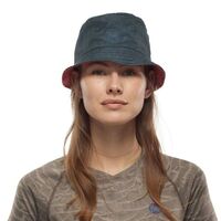 Двостороння панама BUFF® Travel Bucket (Collage Red/Black), Колір виробника: Collage Red/Black, Тип розміру: M/L, зображення 10