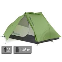 2-місний ультралегкий намет Sea to Summit Alto TR2 Plus: двошаровий, 4-сезонний, Кількість місць: 2, Колір: Green