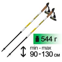 Палиці для скандинавської ходьби Vipole High Performer Alu - 2024, 90-130 см, Тип розміру: 90-130 см