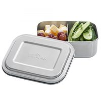 Туристичний ланчбокс з 2 відділеннями Tatonka Lunch Box II на 800 мл, нержавіюча сталь, Тип контейнеру: 2 відділення, Об'єм: 800, зображення 2