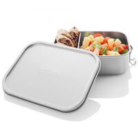 Туристичний ланчбокс з 2 відділеннями та ручками-замками Tatonka Lunch Box II Lock на 1000 мл, нержавіюча сталь, Тип контейнеру: 2 відділення, Об'єм: 1000, зображення 4