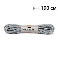 Шнурки круглі Zamberlan Round Laces (Grey/White), 190 см, Довжина: 190 см, Колір виробника: Grey/White