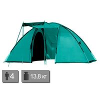 4-місний кемпінговий намет Tramp Eagle 4 V2: на 2 спальні