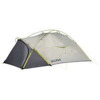 2-місний намет Salewa Litetrek 2: двошаровий, з тамбуром, Кількість місць: 2, Колір: 5315 Grey/Light Grey/Cactus, зображення 3