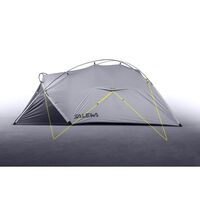 2-місний намет Salewa Litetrek 2: двошаровий, з тамбуром, Кількість місць: 2, Колір: 5315 Grey/Light Grey/Cactus, зображення 9