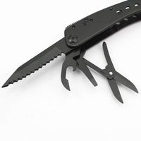 Мультитул з чохлом та бітами Ganzo G201 (Black) - 25 функцій, Колір рукоятки: Black, Колір інструментів: Black, зображення 5