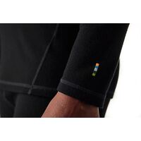 Термокофта чоловіча SmartWool Classic Termal Merino 250 Baselayer Crew - SW016350 (001/Black), Колір виробника: Black, Розмір виробника: L, зображення 5
